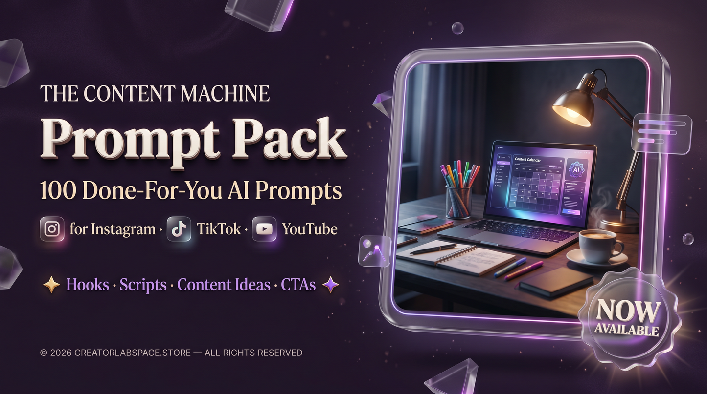 The Content Machine — Your AI Content System for Creators